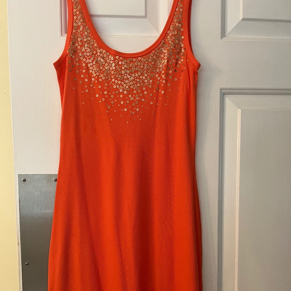 Victoria’s Secret tank dress with sequins S NWOT